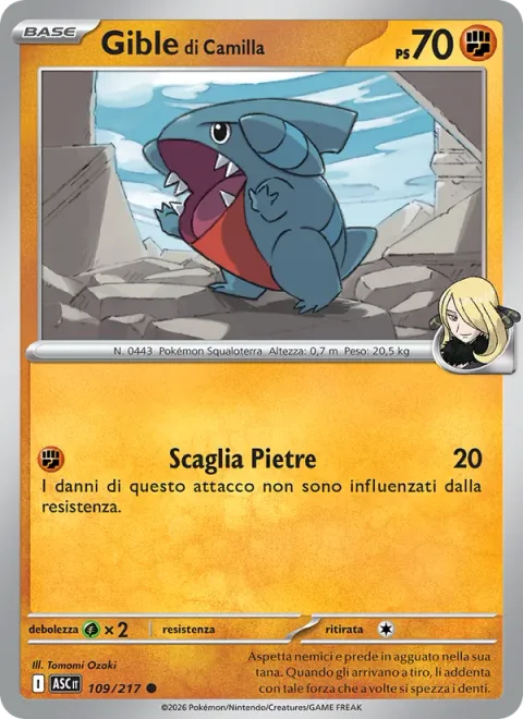 Cynthia's Gible [Rock Hurl]