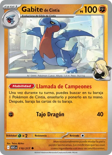 Cynthia's Gabite [Champion's Call | Dragonslice]