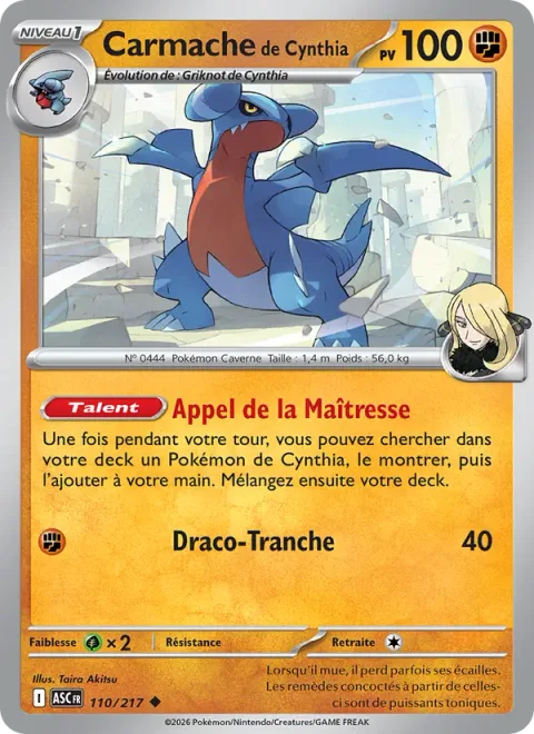 Cynthia's Gabite [Champion's Call | Dragonslice]