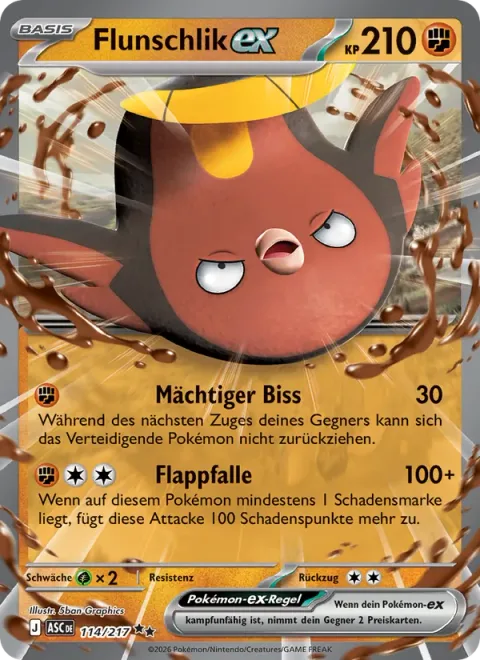 Stunfisk ex [Big Bite | Flopping Trap]