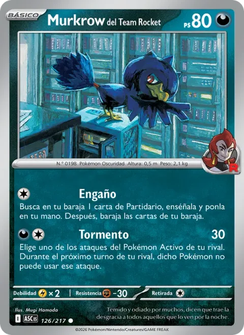 Team Rocket's Murkrow [Deceit | Torment]