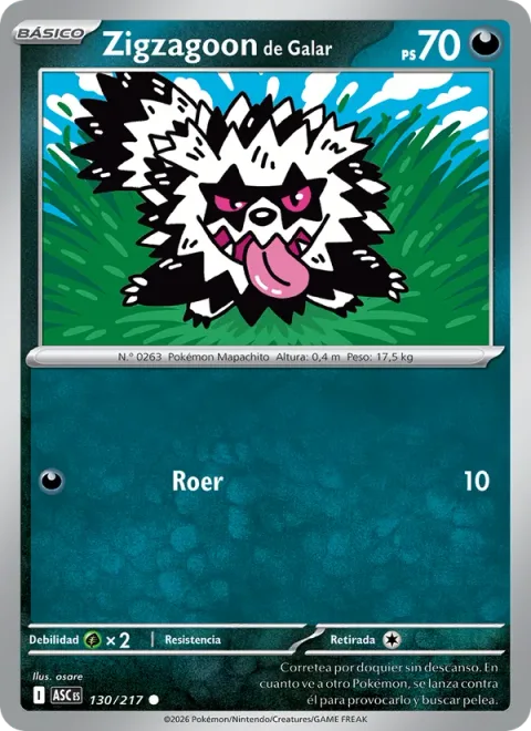 Galarian Zigzagoon [Gnaw]