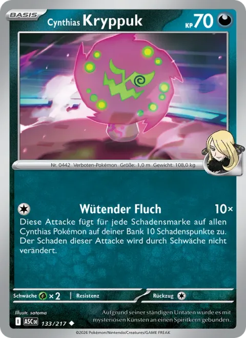 Cynthia's Spiritomb [Raging Curse]