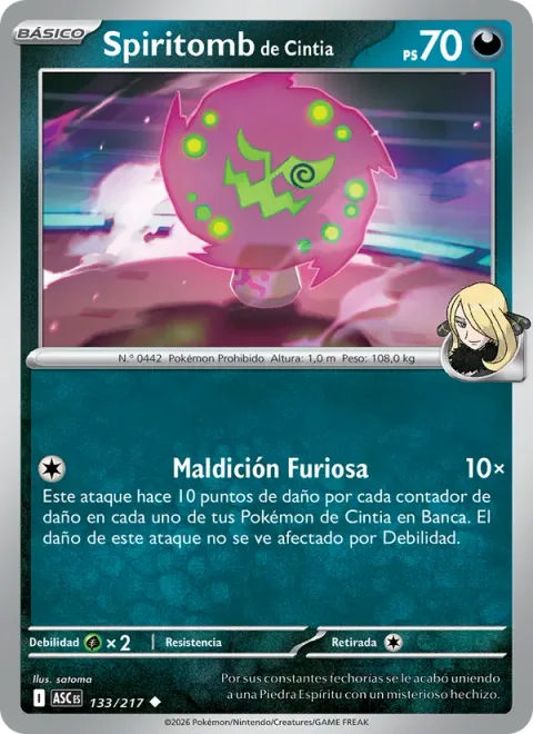 Cynthia's Spiritomb [Raging Curse]