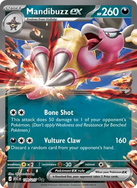 Mandibuzz ex [Bone Shot | Vulture Claw]
