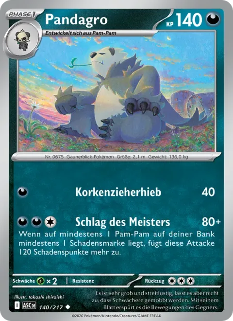 Pangoro [Corkscrew Punch | Master's Punch]