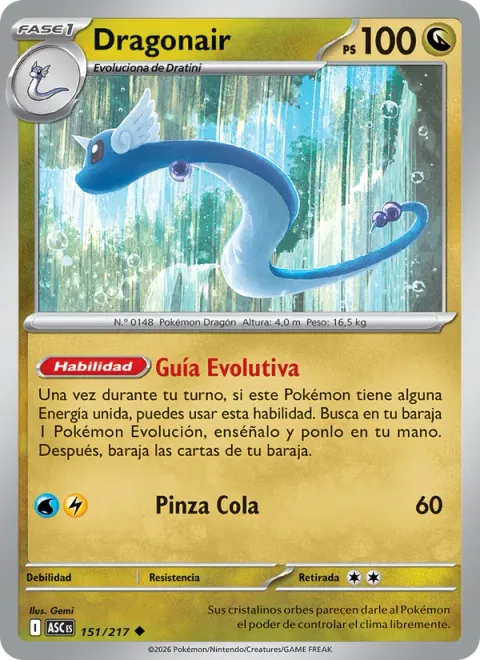 Dragonair [Evolutionary Guidance | Tail Snap]