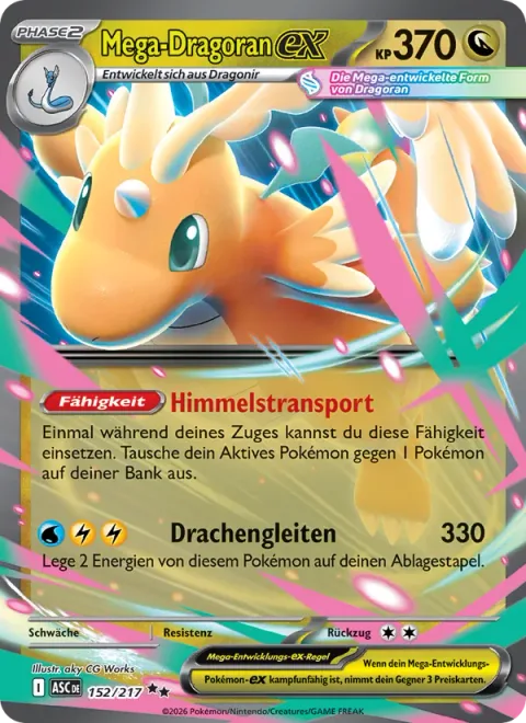 Mega Dragonite ex [Sky Transport | Ryuno Glide]