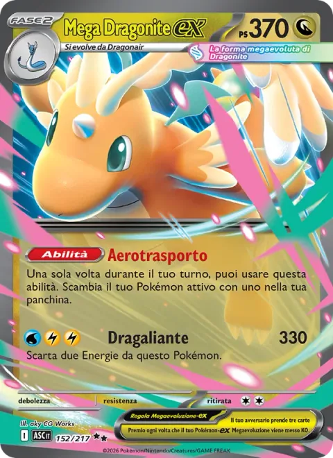 Mega Dragonite ex [Sky Transport | Ryuno Glide]