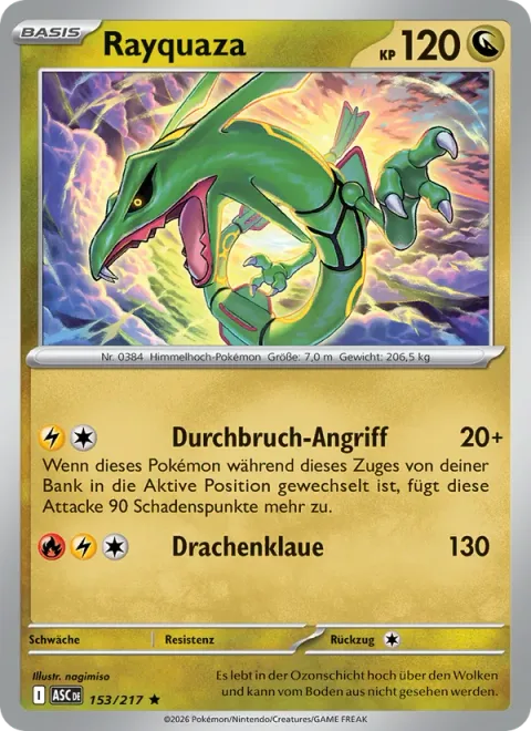 Rayquaza [Breakthrough Assault | Dragon Claw]