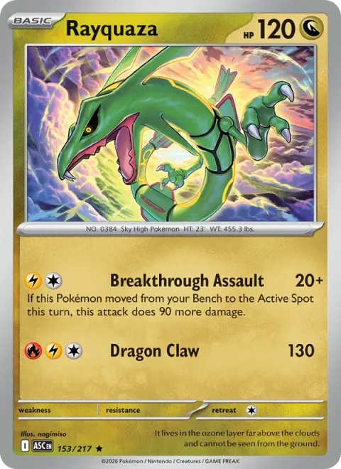 Rayquaza [Breakthrough Assault | Dragon Claw]