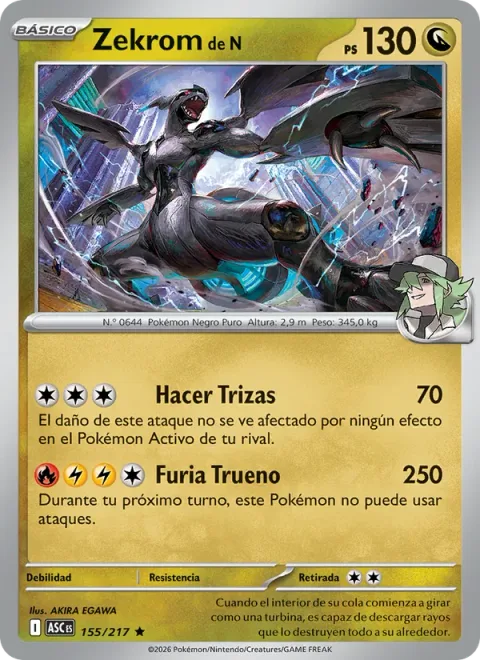 N's Zekrom [Shred | Rampaging Thunder]