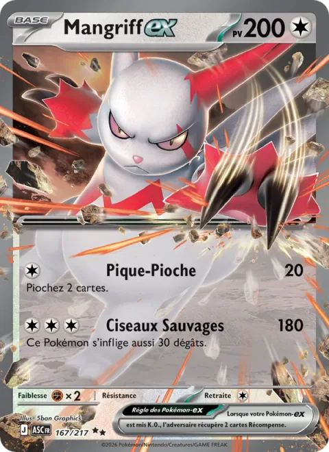 Zangoose ex [Spike Draw | Wild Scissors]