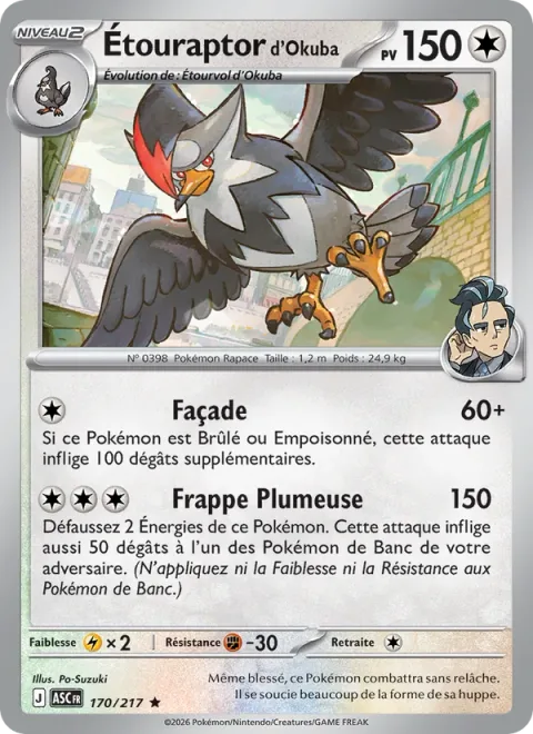 Larry's Staraptor [Facade | Feathery Strike]