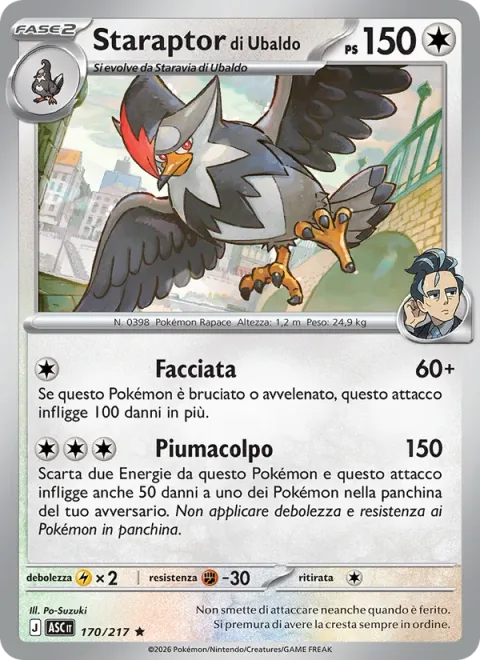 Larry's Staraptor [Facade | Feathery Strike]