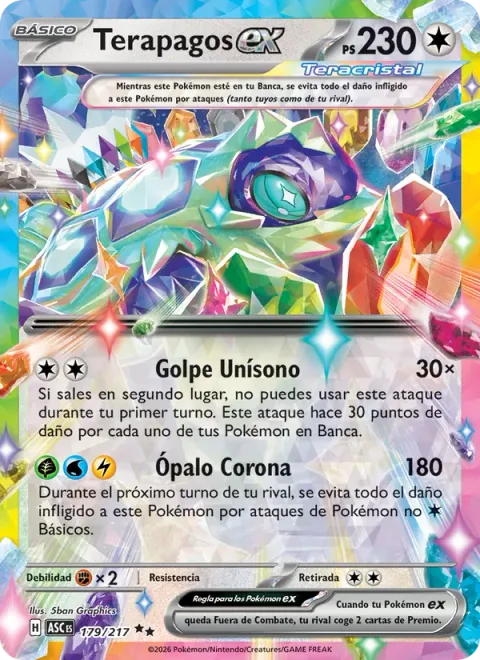 Terapagos ex [Unified Beatdown | Crown Opal]