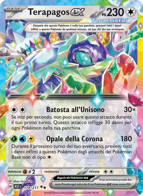 Terapagos ex [Unified Beatdown | Crown Opal]