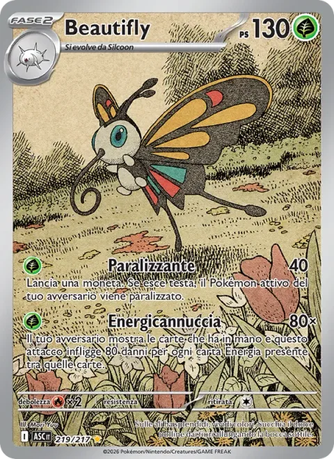 Beautifly [Stun Spore | Energy Straw]