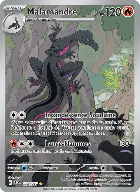Salazzle [Sudden Scorching | Flamethrower]