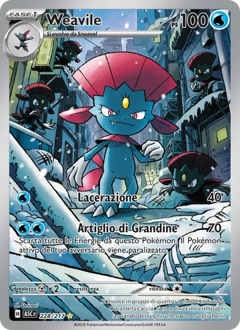 Weavile [Slash | Hail Claw]