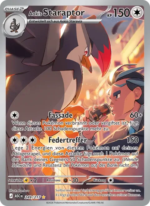 Larry's Staraptor [Facade | Feathery Strike]