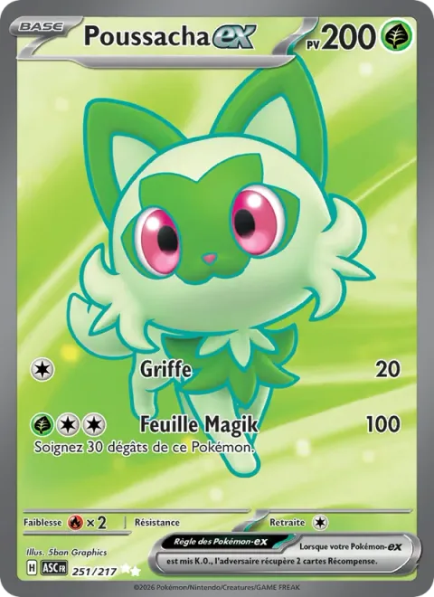 Sprigatito ex [Scratch | Magical Leaf]
