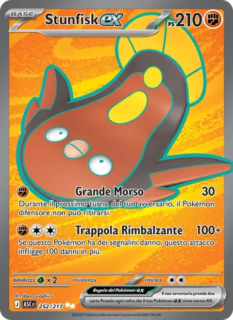 Stunfisk ex [Big Bite | Flopping Trap]