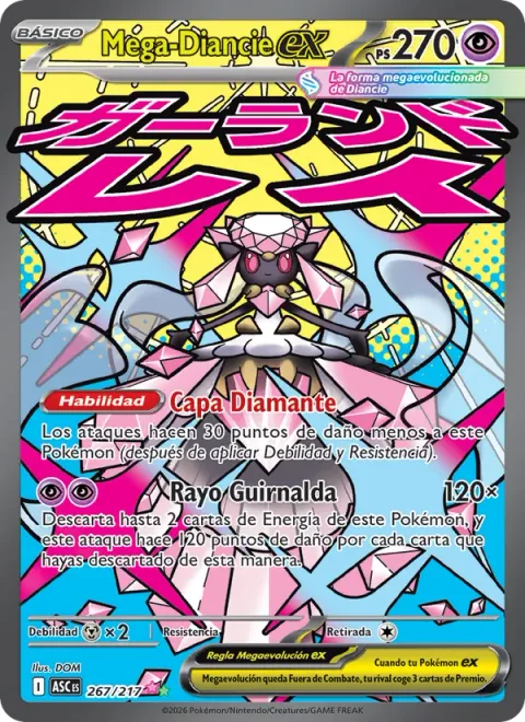 Mega Diancie ex [Diamond Coat | Garland Ray]
