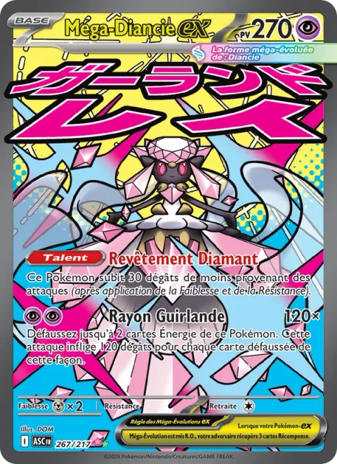 Mega Diancie ex [Diamond Coat | Garland Ray]
