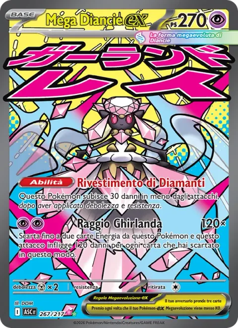 Mega Diancie ex [Diamond Coat | Garland Ray]