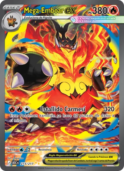 Mega Emboar ex [Crimson Blast]