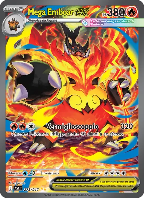 Mega Emboar ex [Crimson Blast]