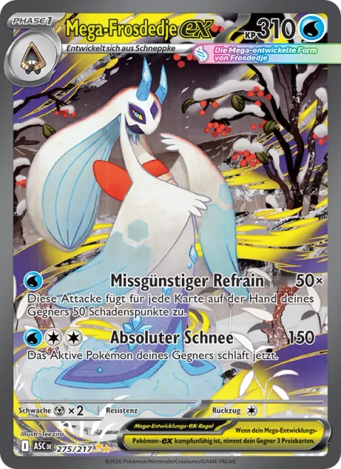Mega Froslass ex [Resentful Refrain | Absolute Snow]