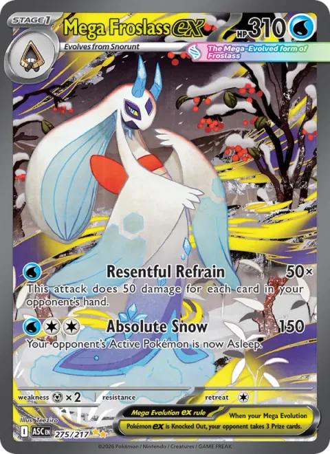 Mega Froslass ex [Resentful Refrain | Absolute Snow]