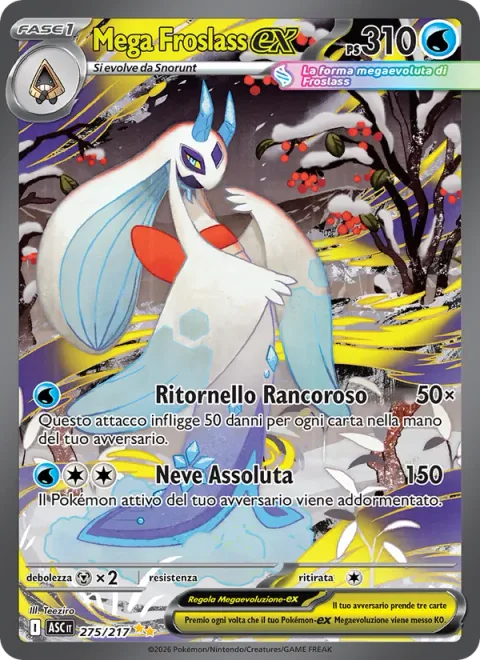 Mega Froslass ex [Resentful Refrain | Absolute Snow]