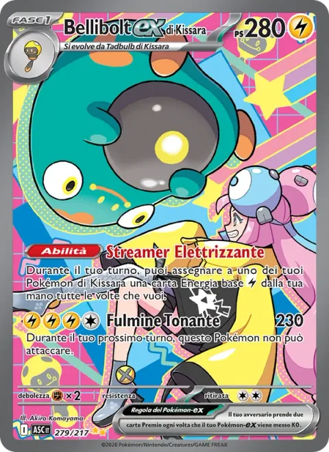 Iono's Bellibolt ex [Electric Streamer | Thunderous Bolt]