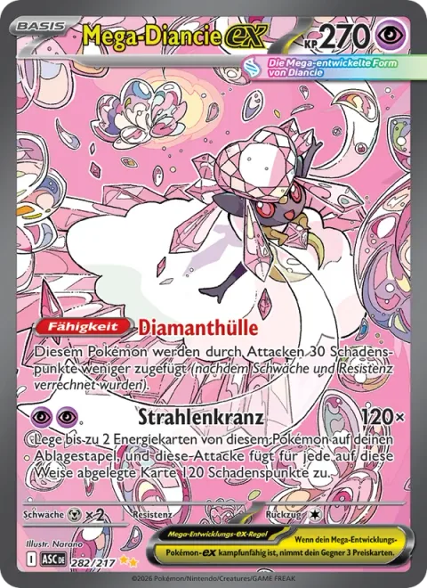 Mega Diancie ex [Diamond Coat | Garland Ray]