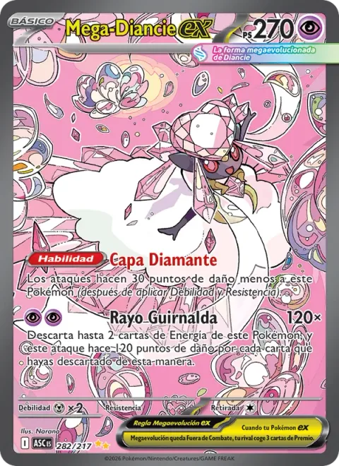 Mega Diancie ex [Diamond Coat | Garland Ray]