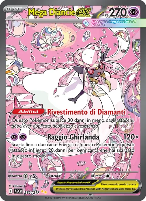 Mega Diancie ex [Diamond Coat | Garland Ray]