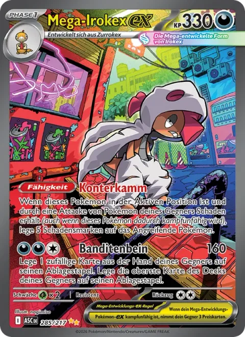Mega Scrafty ex [Counterattacking Crest | Outlaw Leg]