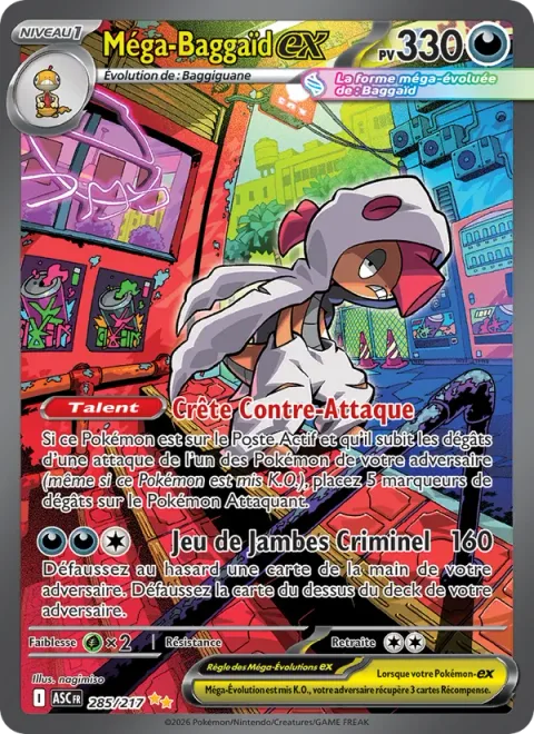 Mega Scrafty ex [Counterattacking Crest | Outlaw Leg]