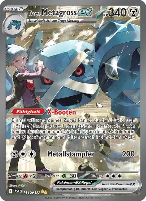 Steven's Metagross ex [X-Boot | Metal Stomp]