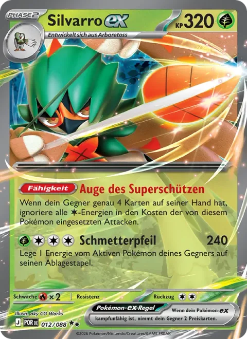 Decidueye ex [Sniper's Eye | Crushing Arrow]