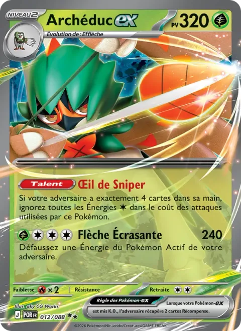 Decidueye ex [Sniper's Eye | Crushing Arrow]