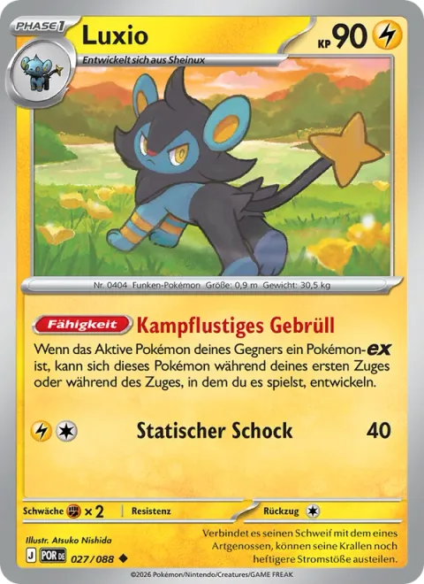 Luxio [Fighting Roar | Static Shock]
