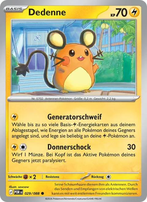 Dedenne [Tail Generator | Thunder Shock]