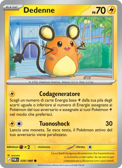 Dedenne [Tail Generator | Thunder Shock]