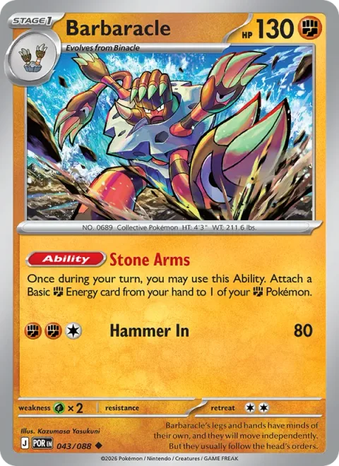 Barbaracle [Stone Arms | Hammer In]