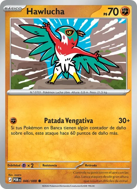 Hawlucha [Vengeful Kick]