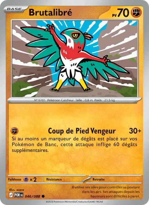 Hawlucha [Vengeful Kick]